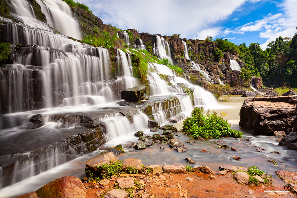 Don't forget to experience Da Lat Waterfalls by motorcycle
