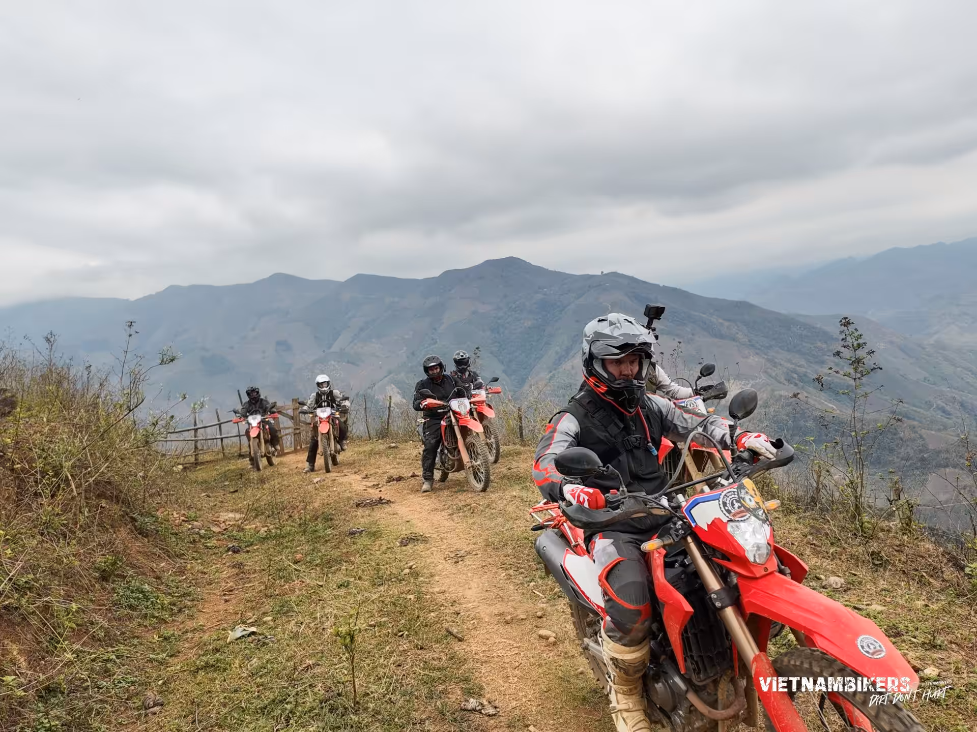 ha noi 8211 ta xua motorbike tour 8211 2 days1 night off road trip - Motorcycle Tour VietnamBikers