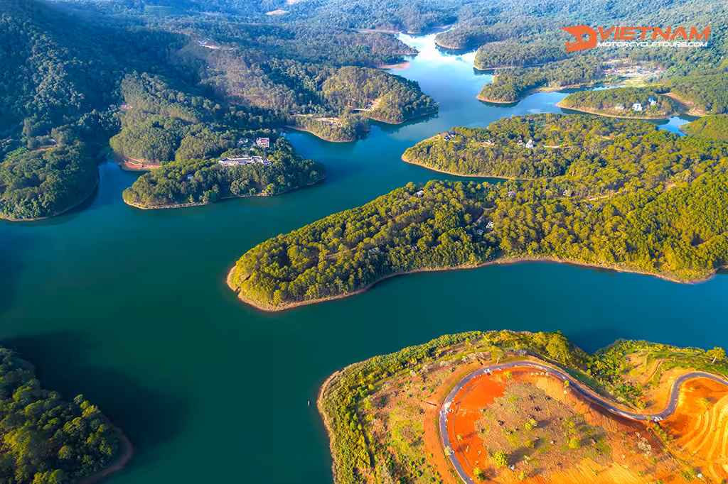 Tuyen Lam lake. Da Lat, Central highland Vietnam