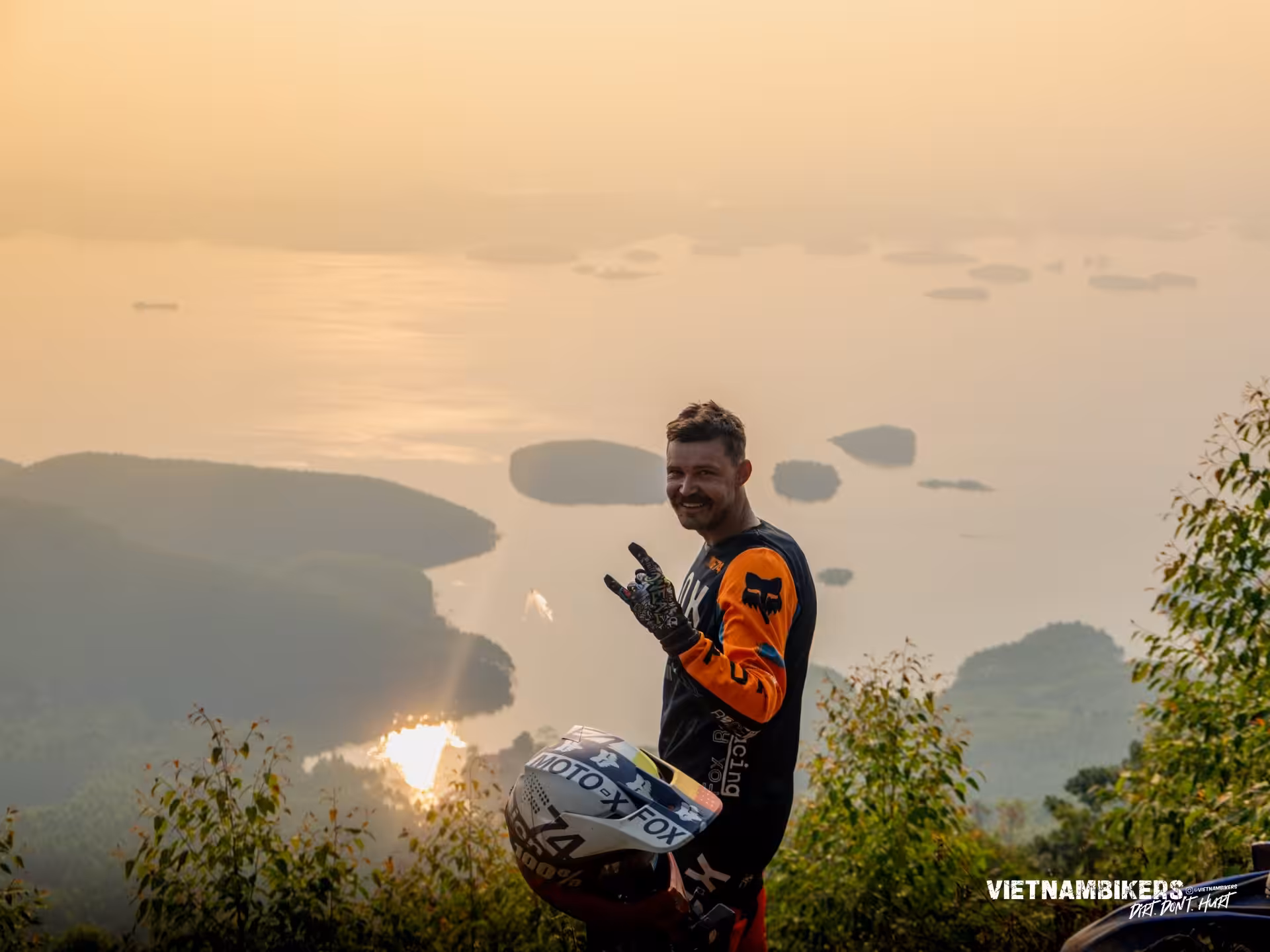 hanoi motorbike tour 3 day epic trip to thac ba and ba be lake - Motorcycle Tour VietnamBikers