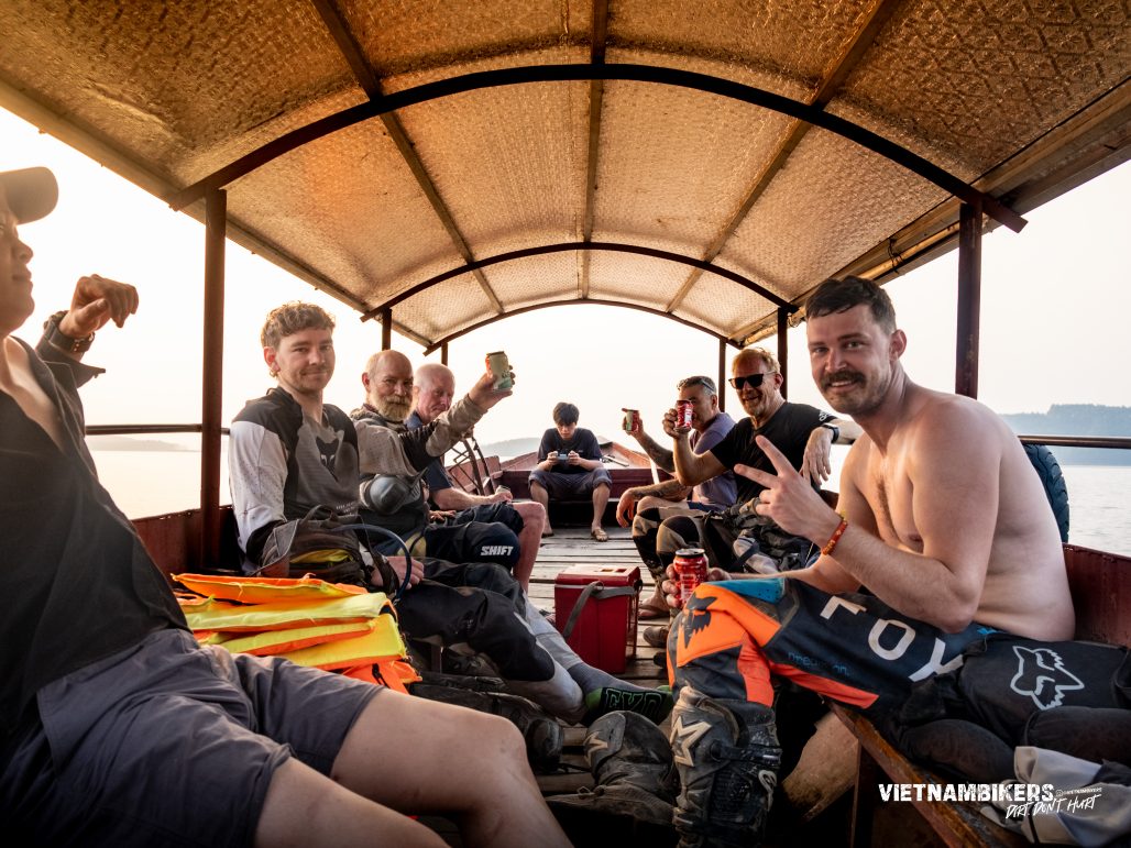 Day 9: Sapa Motorbike Tour to Thac Ba Lake – Boat Trip & Homestay Experience (190km)