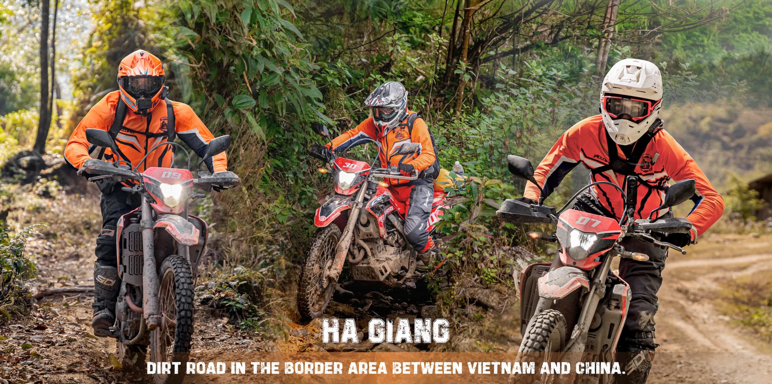 Motorcycle touring along the remote Vietnam - China border in Ha Giang province - Motorbike Tour VietnamBikers