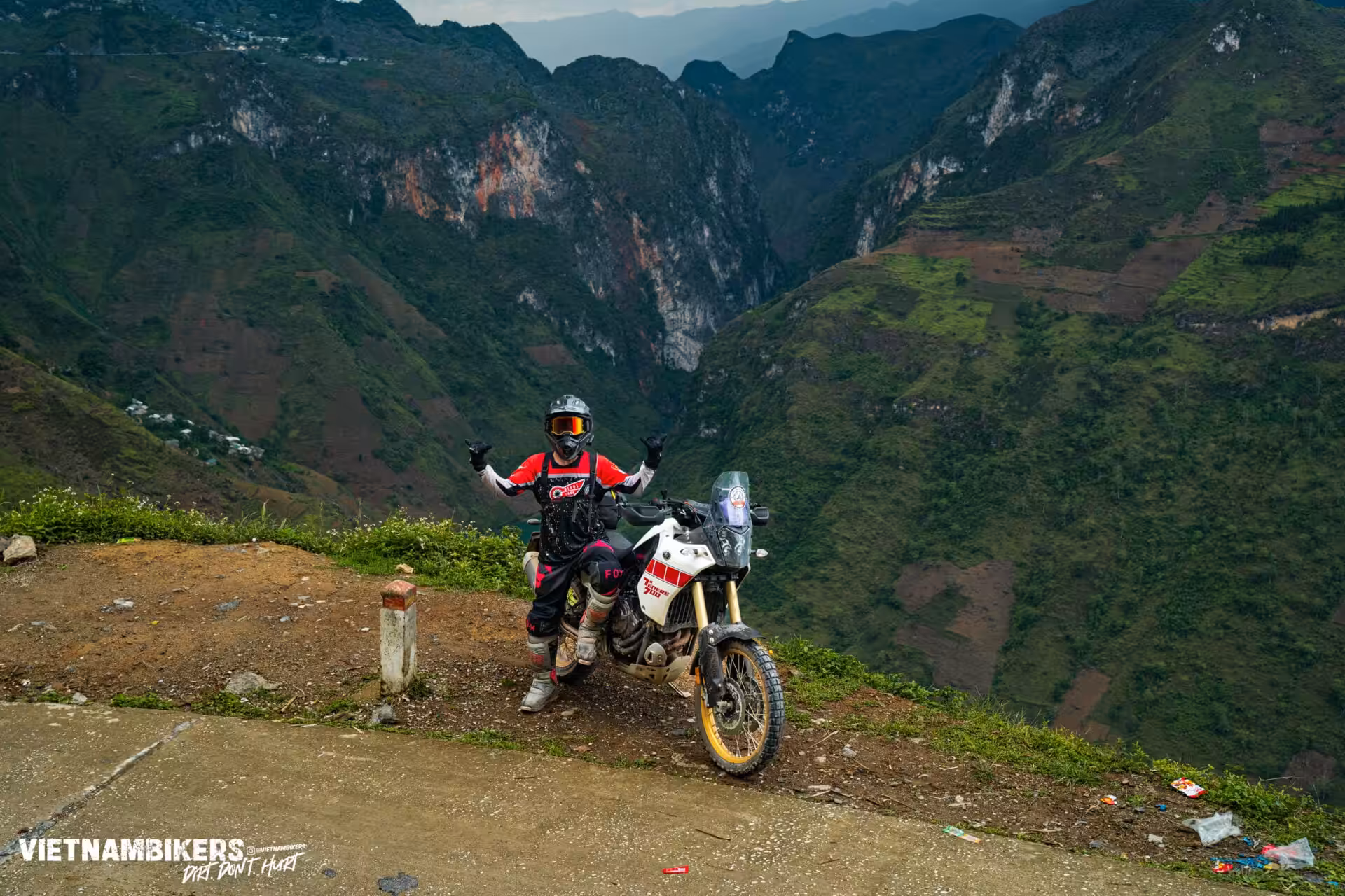 vietnam on ténéré 700 vn 17 days scenic ride from hanoi to saigon - Motorcycle Tour VietnamBikers