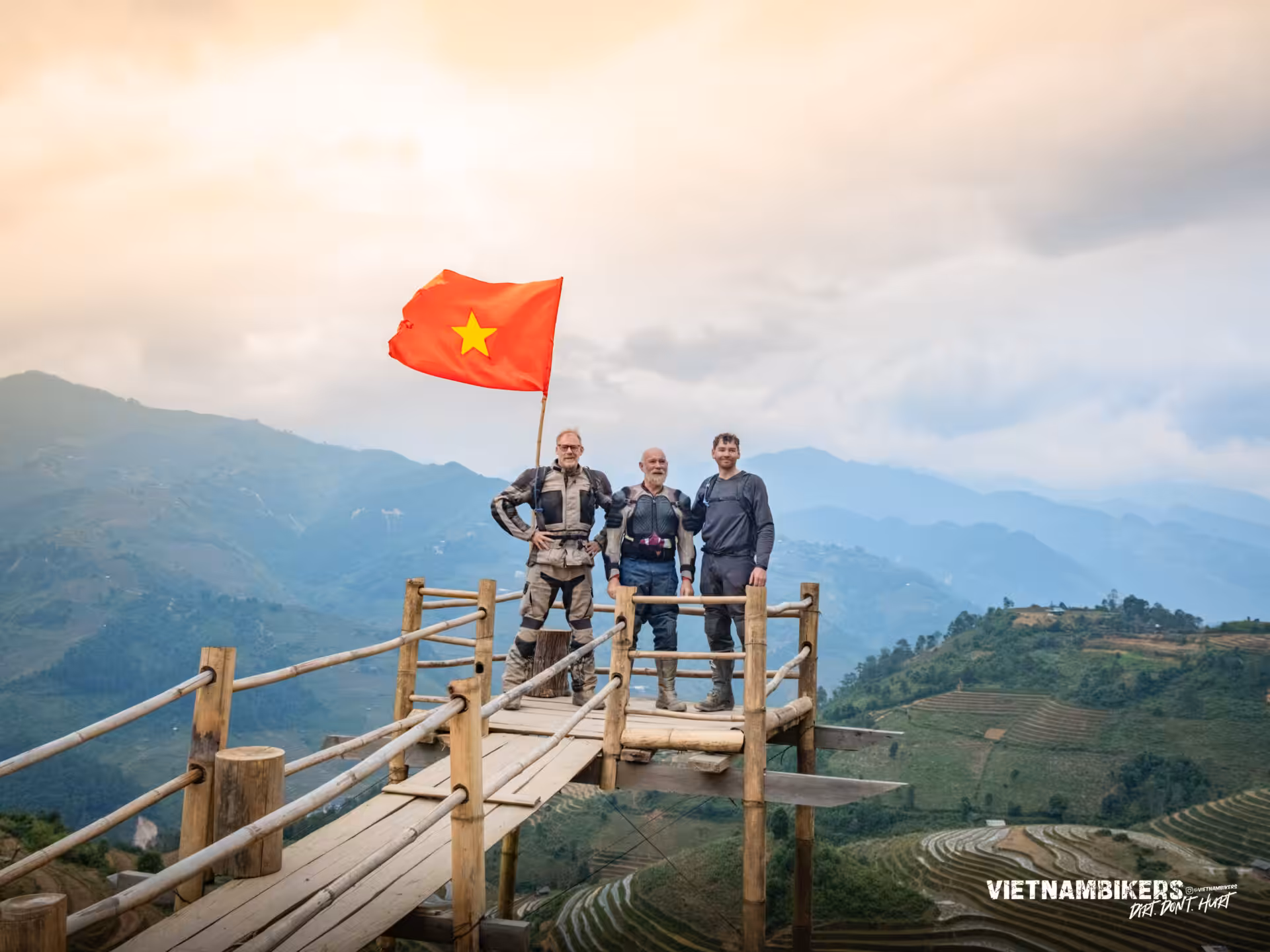 offroad sapa motorbike tour to dien bien phu 8 days son la 038 mai chau northwest loop - Motorcycle Tour VietnamBikers
