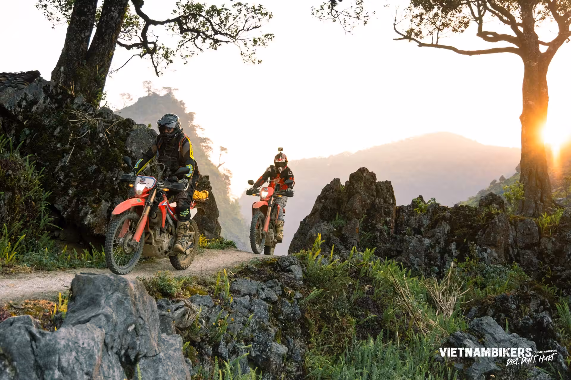 off road cao bang loop 7 days hanoi ba be ban gioc 038 lang son motorbike tour - Motorcycle Tour VietnamBikers