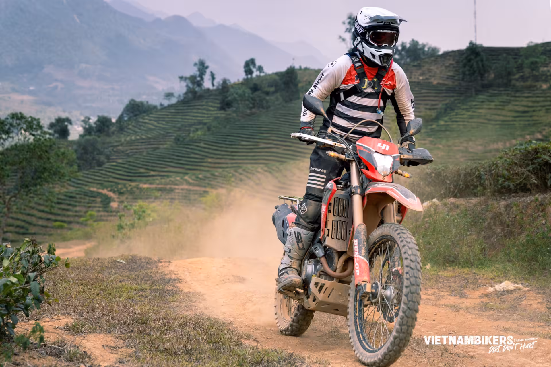 north vietnam offroad motorbike tour 8 days hanoi to ta xua 038 ngoc chien - Motorcycle Tour VietnamBikers